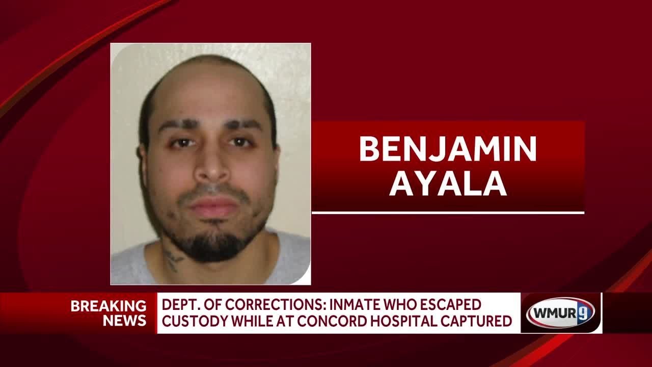 Inmate who escaped custody while at Concord Hospital captured ...