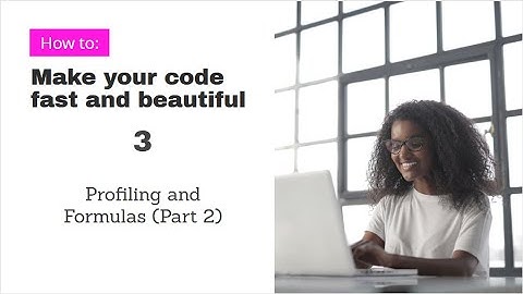 3.2 Fast and beautiful code.  Profiling and formula(Using the time module)