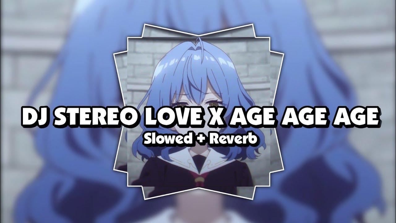 DJ STEREO LOVE X AGE AGE AGE (Slowed + Reverb) 🎧