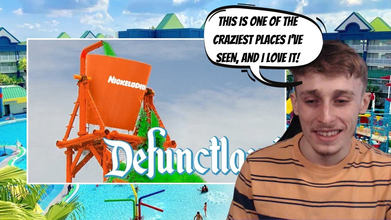 Brit Reacting To Defunctland The History Of The Nickelodeon Hotel 