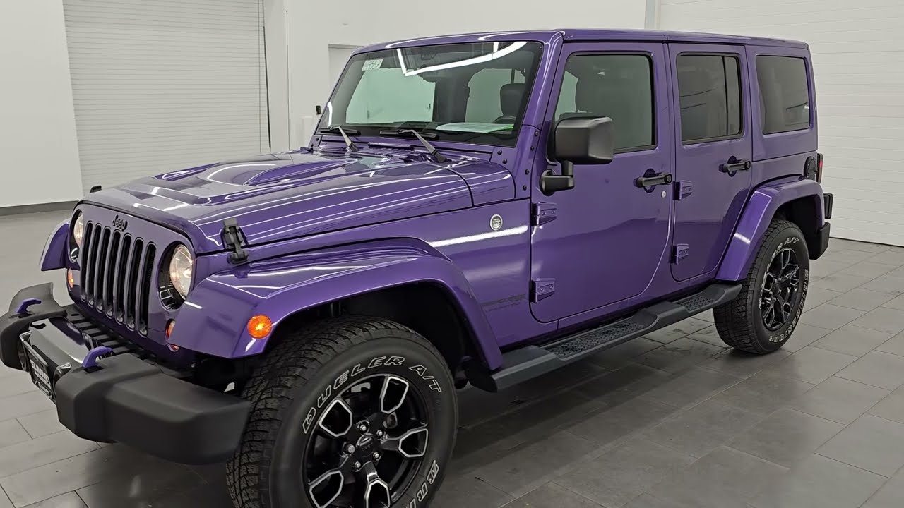 Wrangler Jk Unlimited Willys Wheeler Xtreme Purple - 2018 Silver Jeep