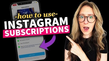 Instagram Subscriptions For BEGINNERS [Full Guide]