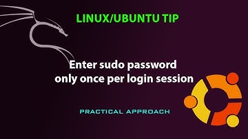 LINUX UBUNTU TIP: Disable sudo password for sometime in terminal