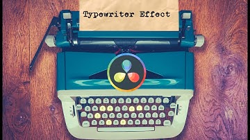 Amazing TYPEWRITER Text Effect in DaVinci Resolve | Step-by-Step Guide