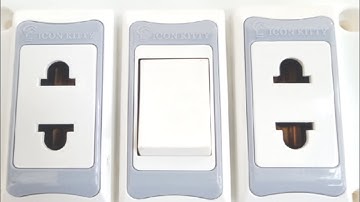 Two pin multi plug connection  || 2 Socket 1 Switch Connection || 1 way switch connection.