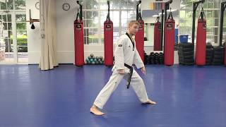 Online Course: Kids Advanced TKD: Lesson #21