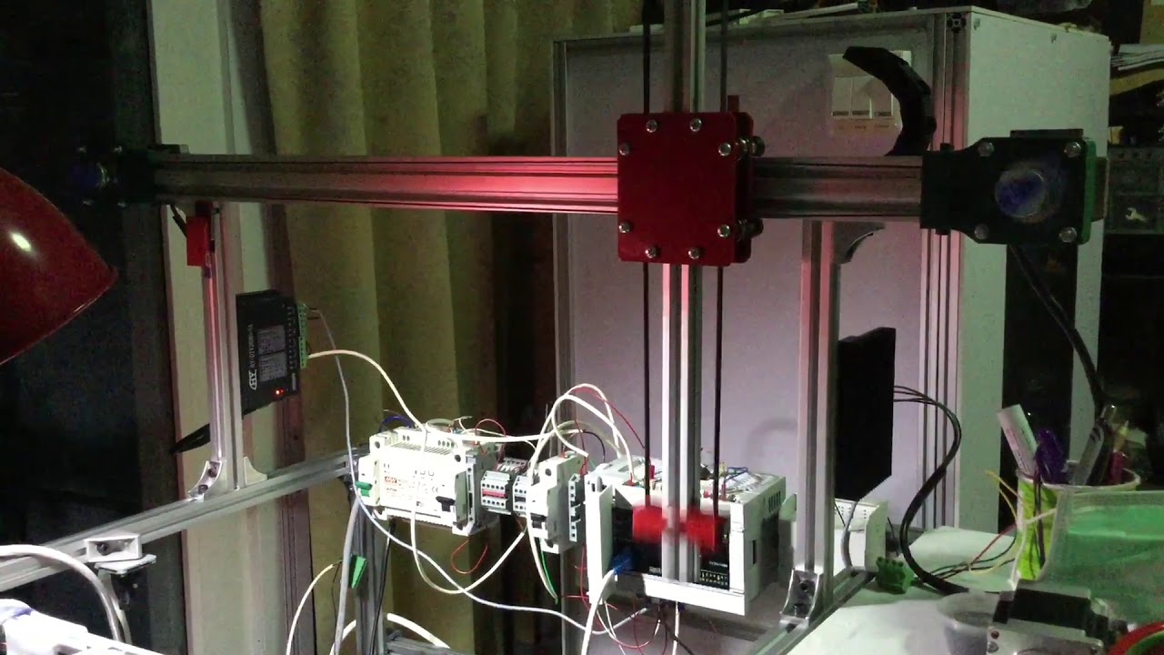 Gantry robot vs PLC - YouTube