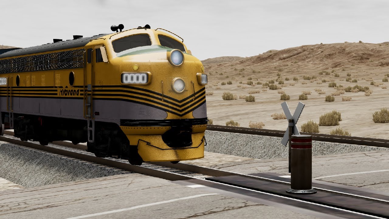 Trains VS Objects in BeamNG.Drive #1 - YouTube