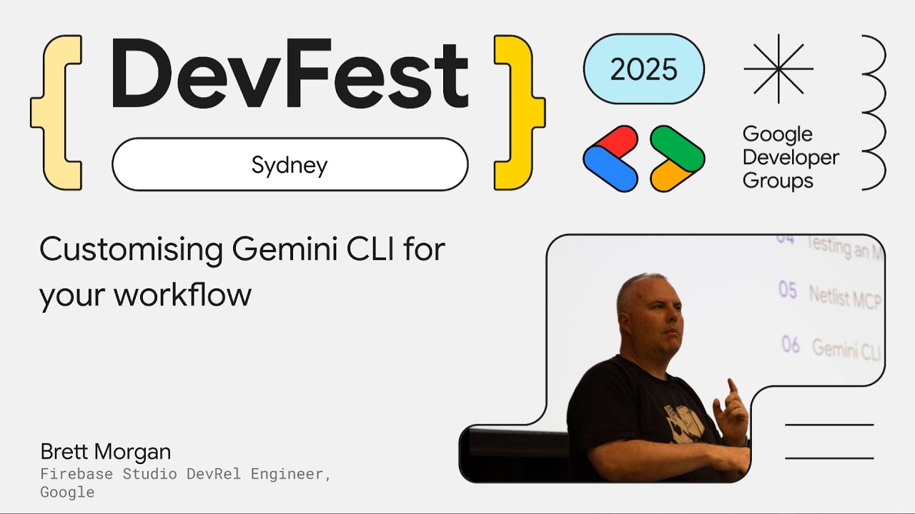 Customising Gemini CLI for your workflow By Brett Morgan - YouTube