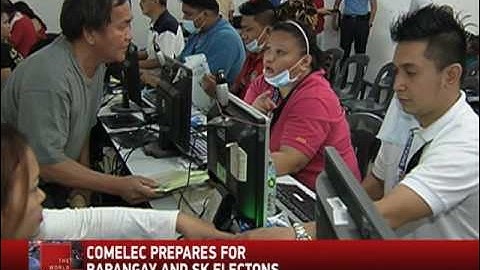 Comelec prepares for barangay, SK elections