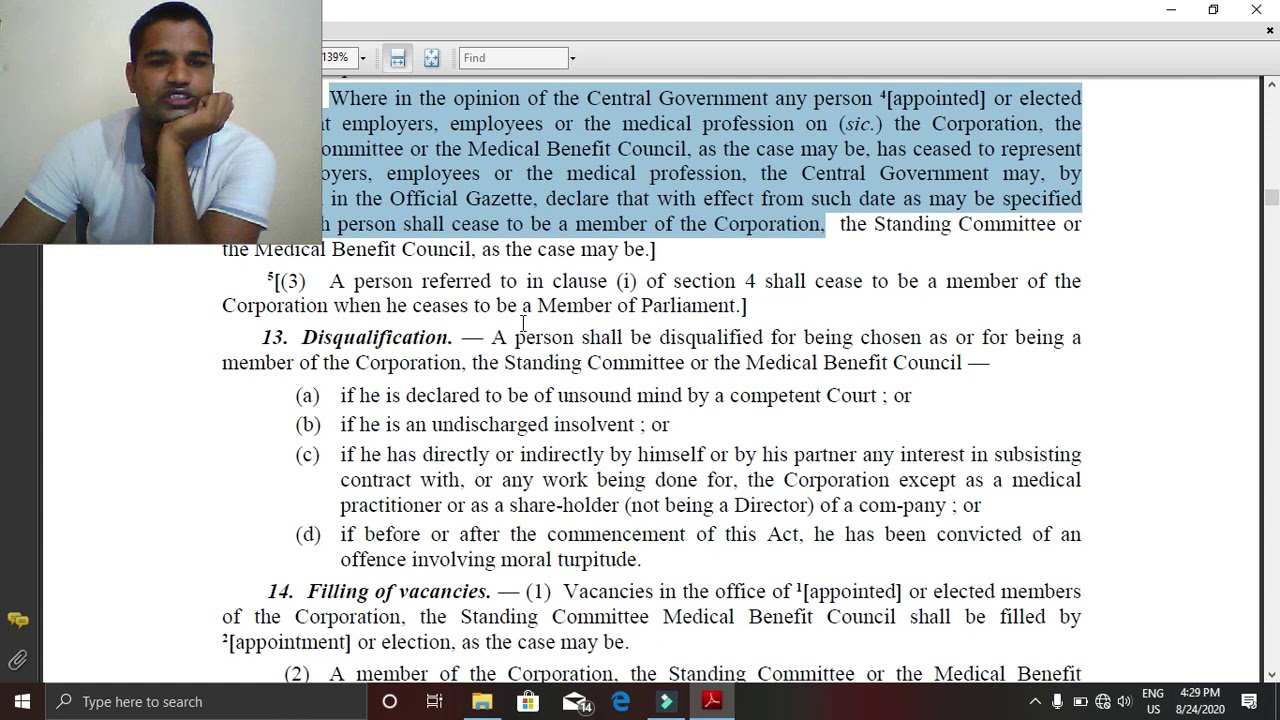 ESI ACT 1948 PART 2