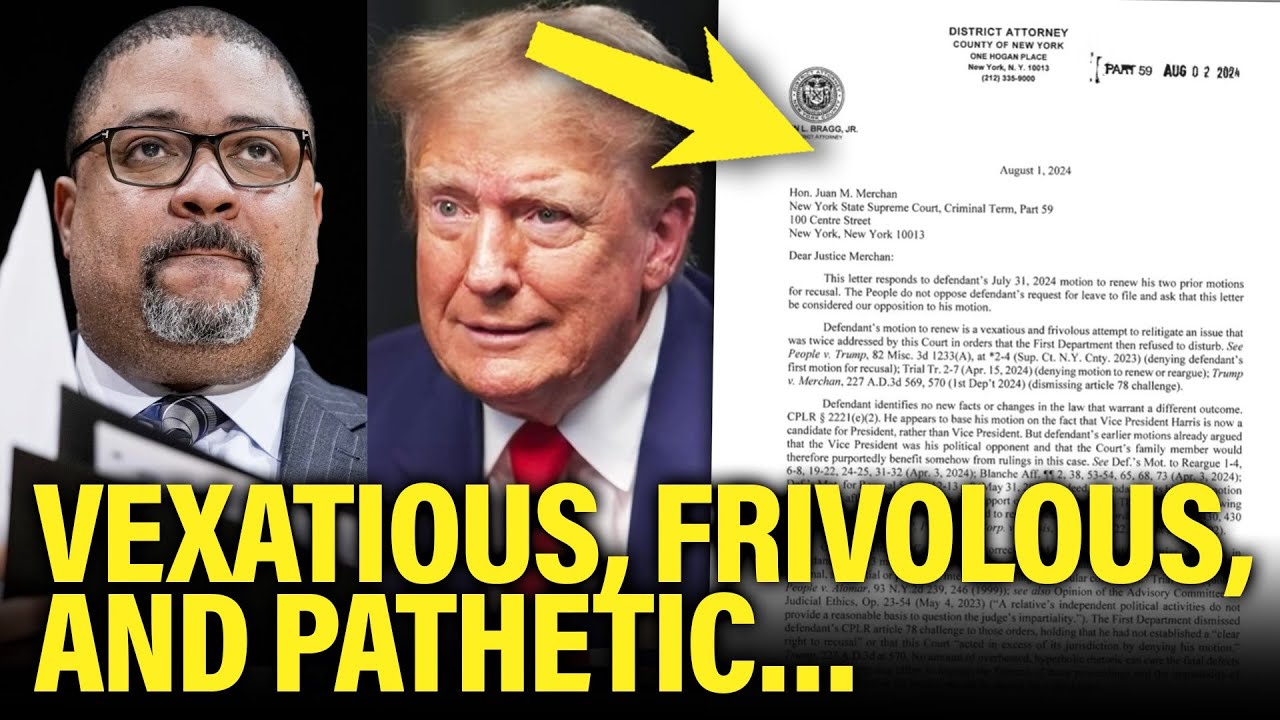 Manhattan DA STRIKES BACK at Trump with SCATHING LETTER