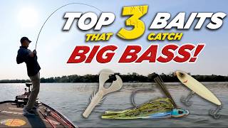 Top 3 Baits To DOMINATE May Bass Fishing!