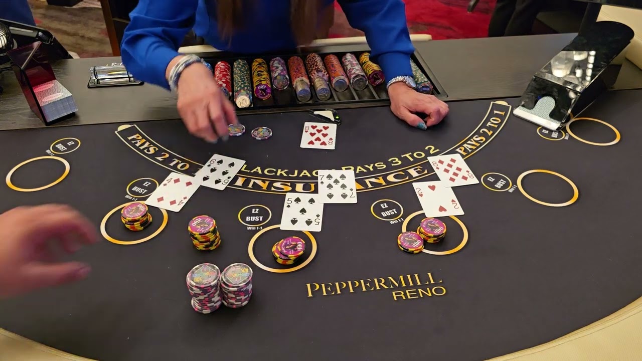 theatre du casino biarritz $50,000 Buy In On High Limit Black Jack Table