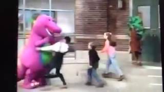 Barney Comes To Life Playing It Safe Be Careful