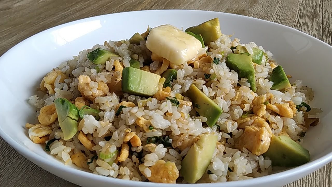 Fried Rice with Avocado How to Make Avocado Fried Rice YouTube