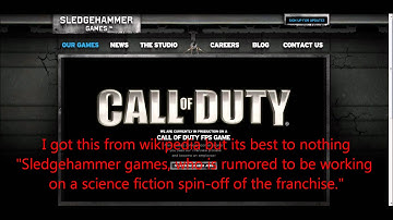 Sledgehammer Games is making the next Call of Duty