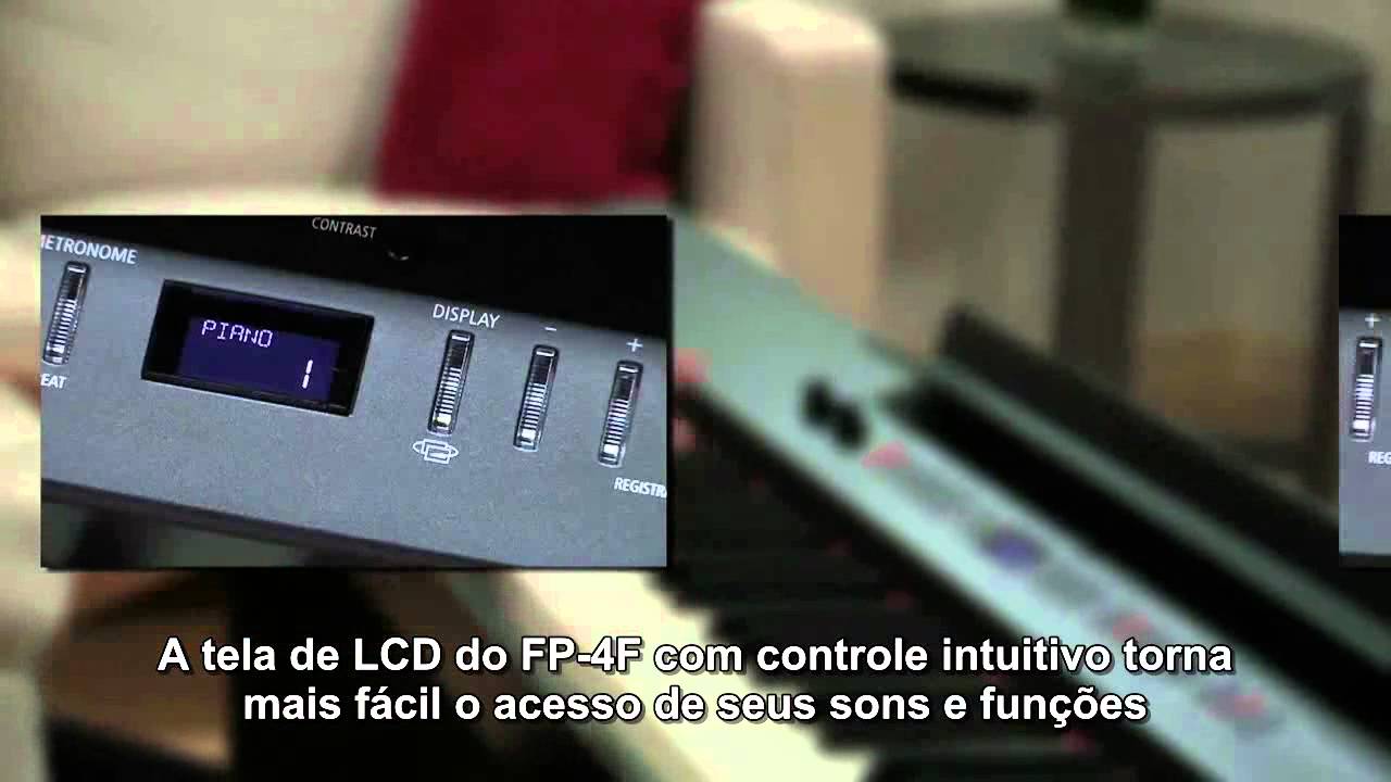 FP-4F PIANO DIGITAL ROLAND LEGENDADO PT-BR