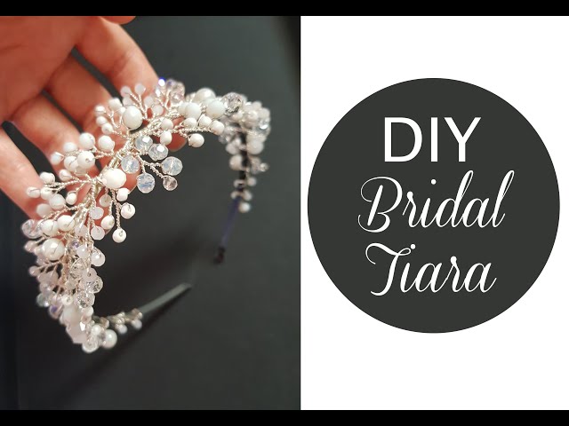 diy bridal headpiece