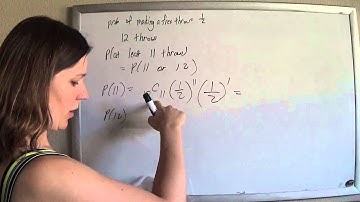Probability kutasoftware #6 Binomial probability at least 11 free throws out of 12
