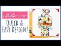 Quick &amp; Easy Design! | 12x12 Scrapbook Layout | Bella Blvd DT