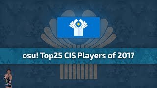 osu! Top25 CIS Players of 2017