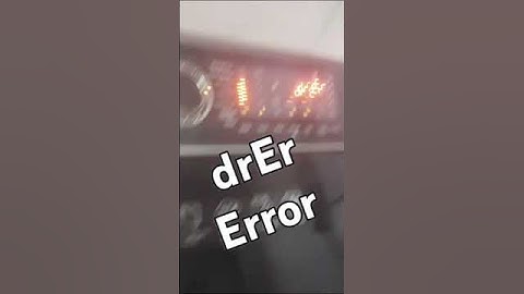 drEr error ifb washing machine
