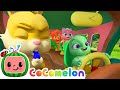 Can The Bunny Catch The Bus Wheels On The Bus CoComelon Kids Songs Nursery Rhymes