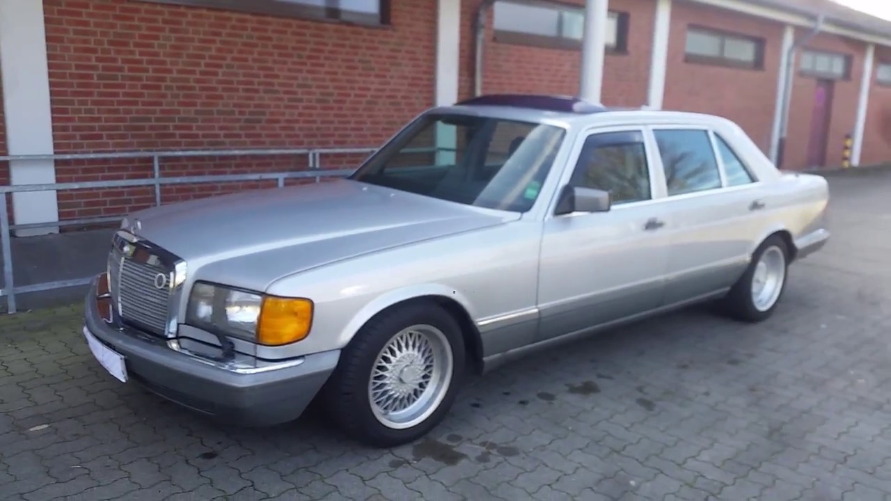 Mercedes 560 SEL W126 Diesel Umbau Swap OM603 Turbo - YouTube