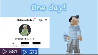 Going undercover as a Roblox edit account IN ONE DAY!!