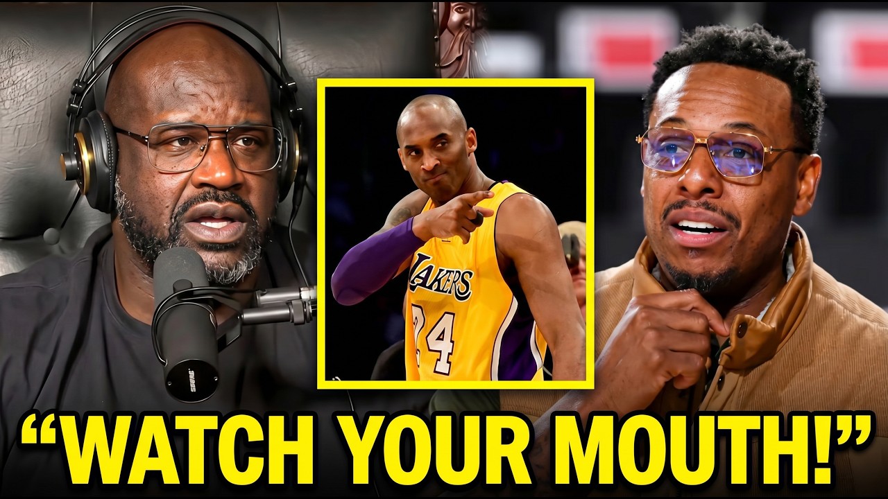 Shaq Was FURIOUS Hearing Paul Pierce Talk About Kobe Like This!