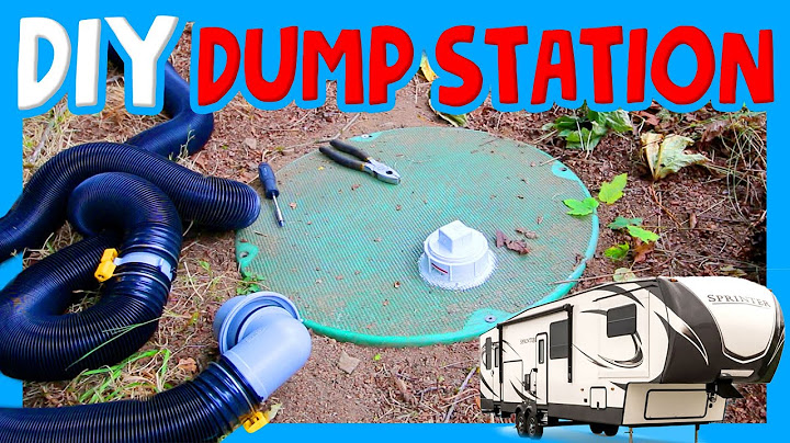 DIY RV DUMP STATION 💩How to dump your RV tanks into your home Septic System