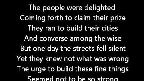 Rush-Hemispheres (Lyrics) Part I