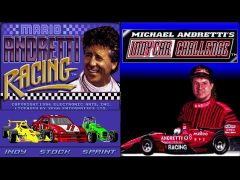 Racing Royalty - Mario Andretti Racing (Mega Drive) & Michael Andretti's Indycar Challenge (SNES)