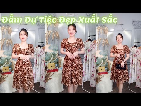 Video Đầm Dự Tiệc Mới Nhất 1509 Rất Đẹp Dáng Xòe Váy Đầm... - youtube