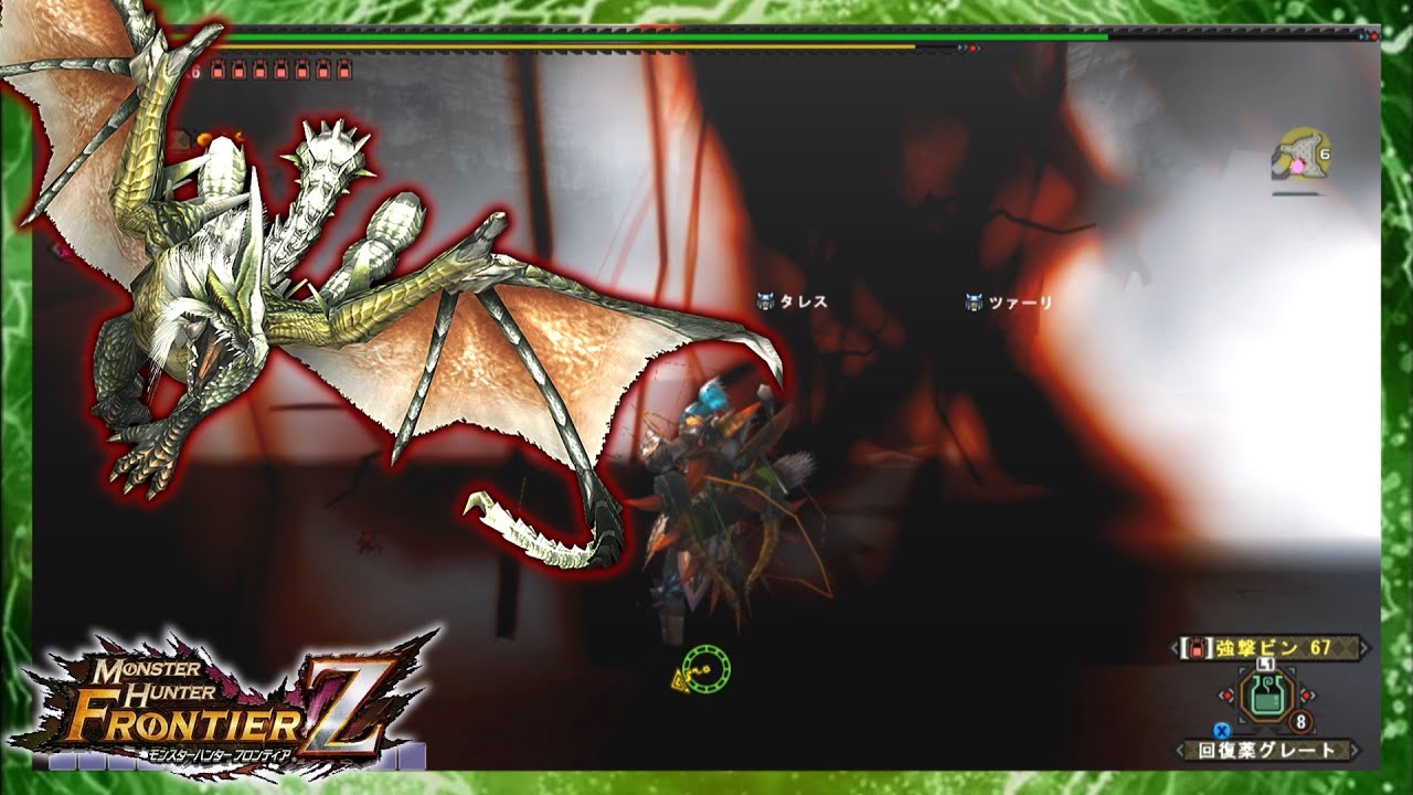 【MHF-Z】怒れる雪獅子/ 雪山 (下位上位)※１　【作業用動画】