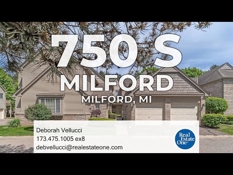 750 South Milford Road, Milford, MI home video tour