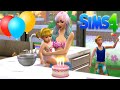 Baby Goldie Birthday Party in Sims 4 - Family Roleplay Titi Plus