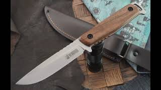 Недорогой нож Kizlyar Supreme RedSteel General X1 (420HC, корень ореха)