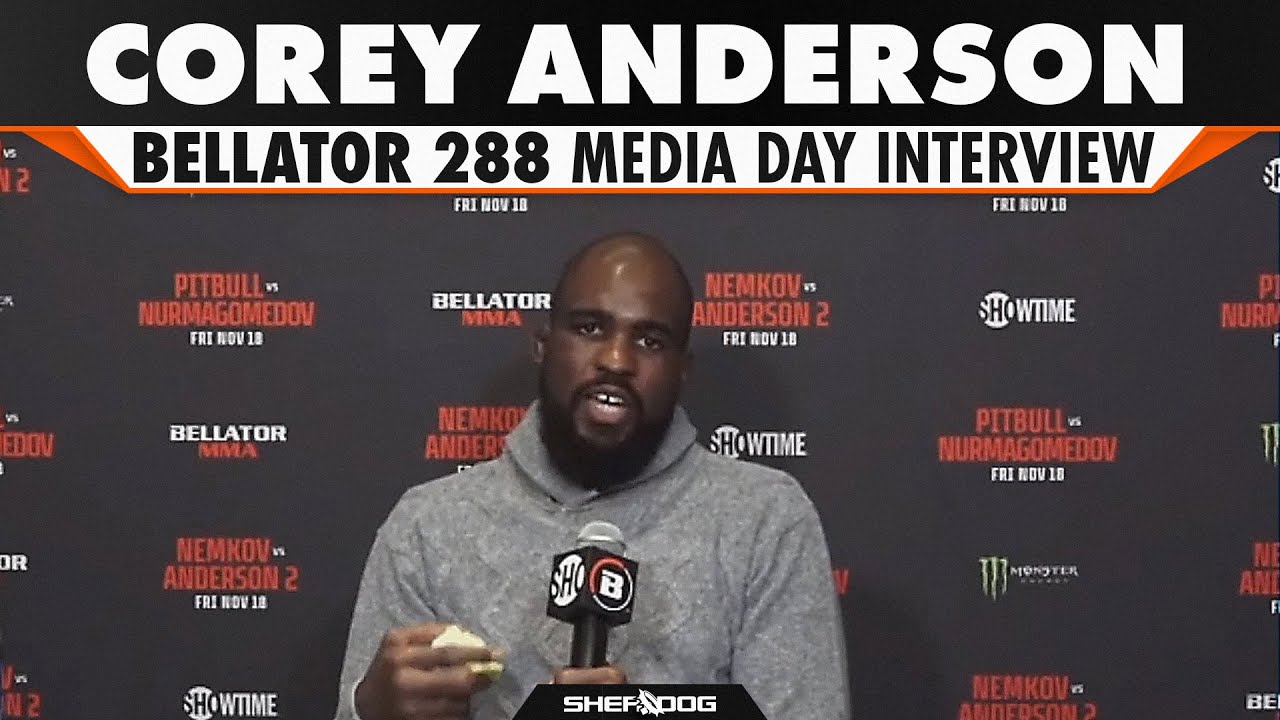 Corey Anderson Bellator 288 Media Day Interview