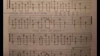 LE TOURDION TABmusique ancienneopen tuning spcial DADEAD