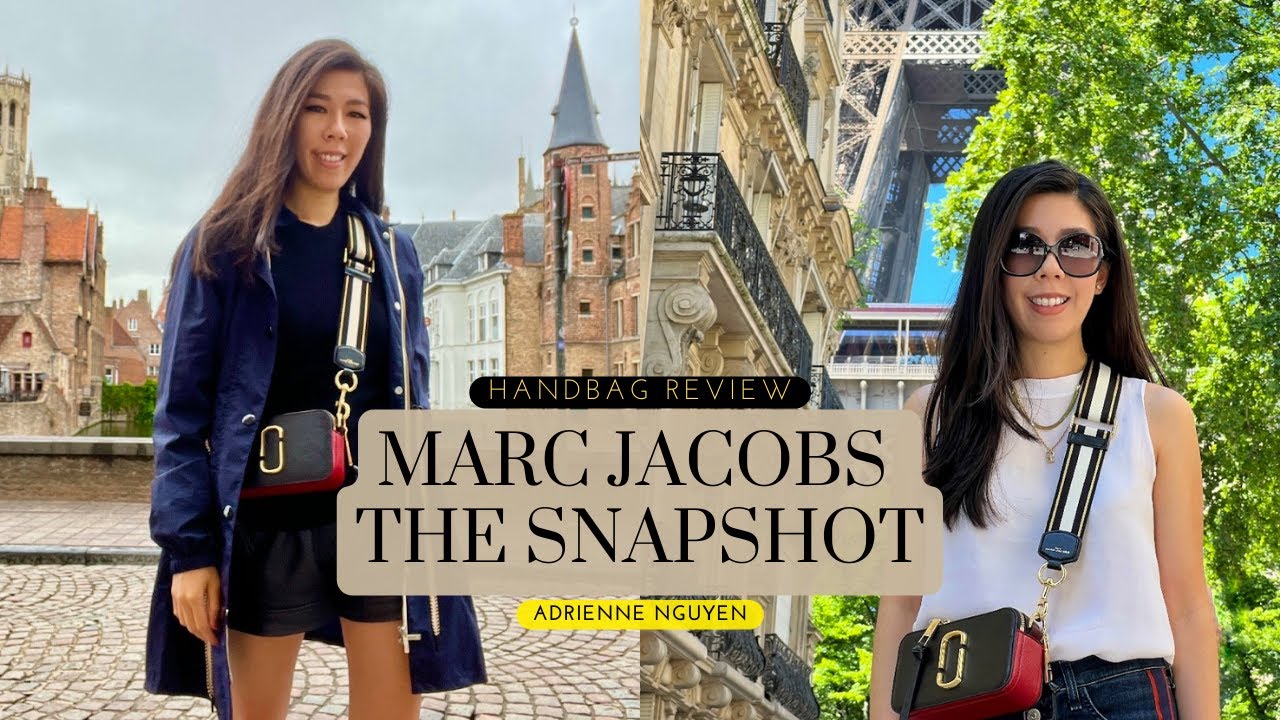 The Snapshot Crossbody - Marc Jacobs - Black/Red - Leather