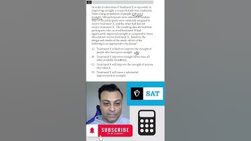 SAT Math Practice Q15 Test 3 With Calculator