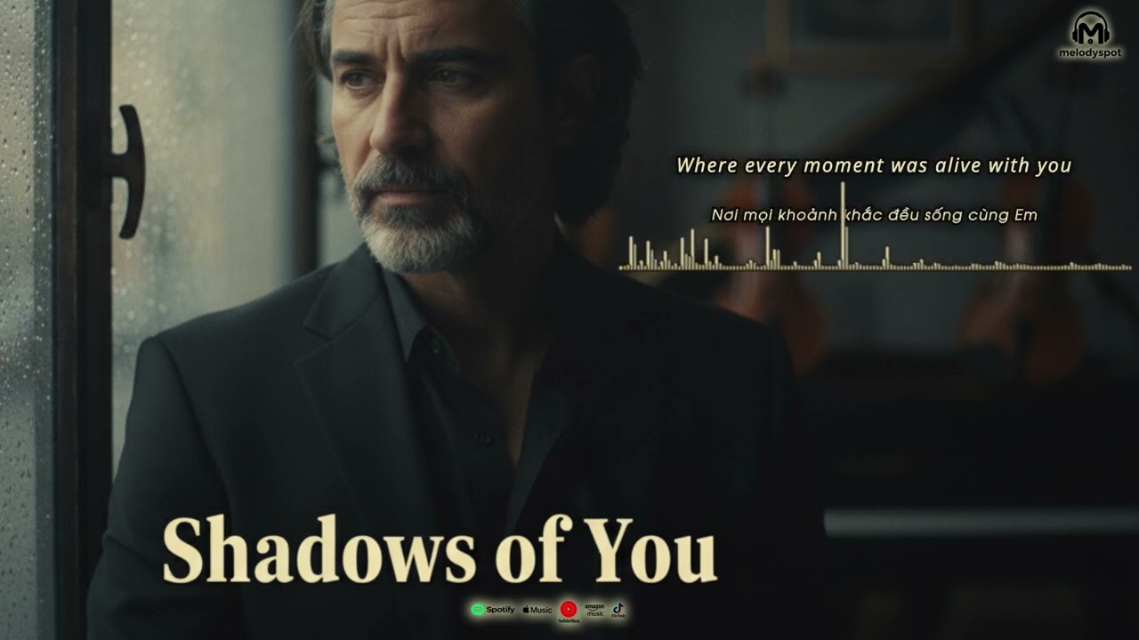 🎵 Shadows of You - Melodyspot | Official Lyric Video | Emotional Ballad 2025