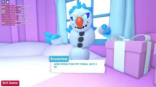 How to defeat frost-claw and get the future christmas egg (adopt me)