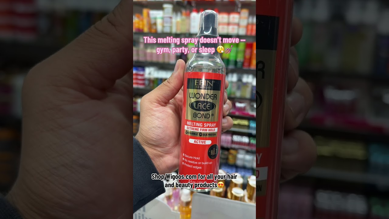 Flawless Lace Melt with Ebin Wonder Lace Bond Spray | Ultimate Hold & Natural Finish 🔥 