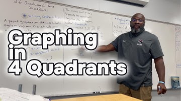 How To Graph Ordered pairs and algebraic relationships In Four Quadrants