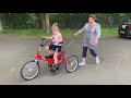 Agata trying out the Tomcat Fizz Trike in Scotland