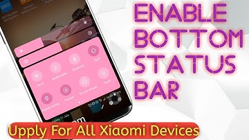 How To Enable Bottom Status Bar In Any Xiaomi Devices | Bottom Status Bar Ko enable Kaise kare