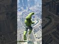 GTA 5 Mods: Hulk and Kong Destroy Downtown #gta #gta5mods #hulk #kingkong #shorts